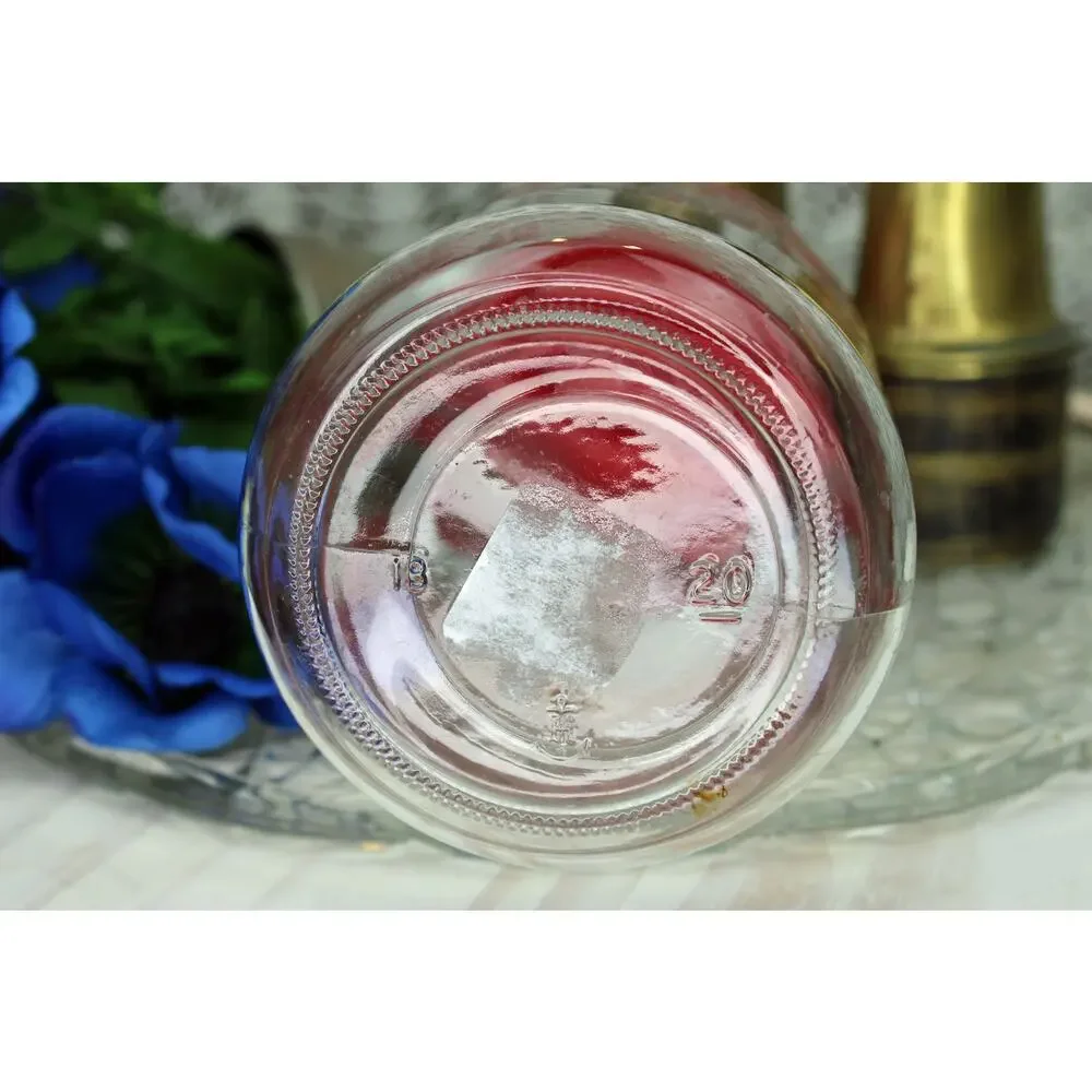 1970's Anchor Hocking 1776 Bicentennial Glass Jar Produced for Maxwell House